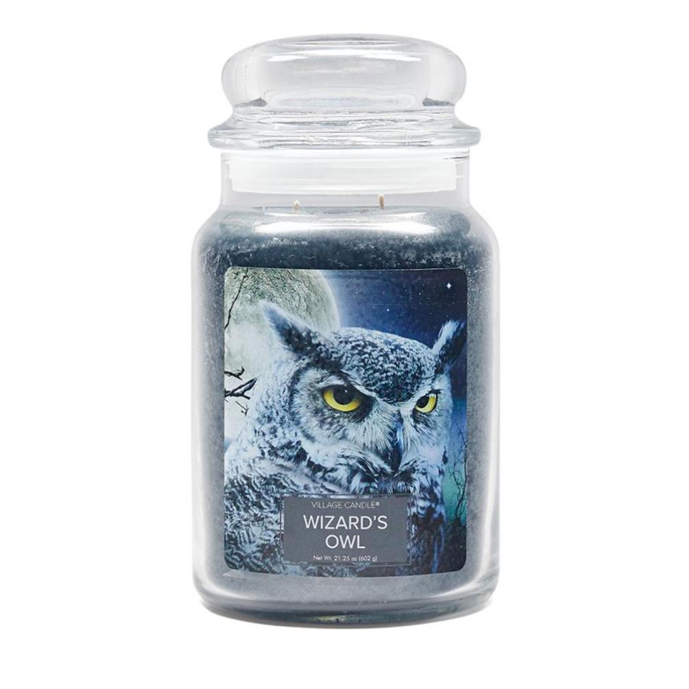 Village Candle Wizard's Owl Fantasy Large Jar £19.79